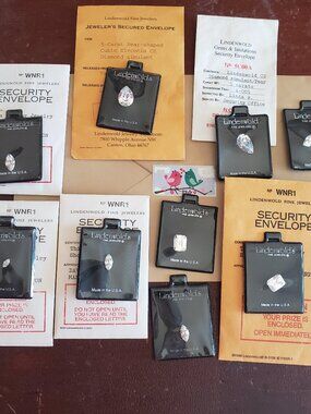 LINDENWOLD FINE JEWELERS CZ LOOSE "DIAMONDS" VARIOUS SHAPES AND SIZES